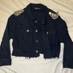 Denim used like new, is L and runs like M